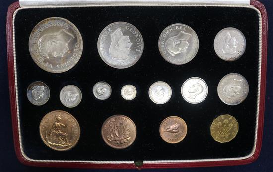 A 1937 specimen coin set